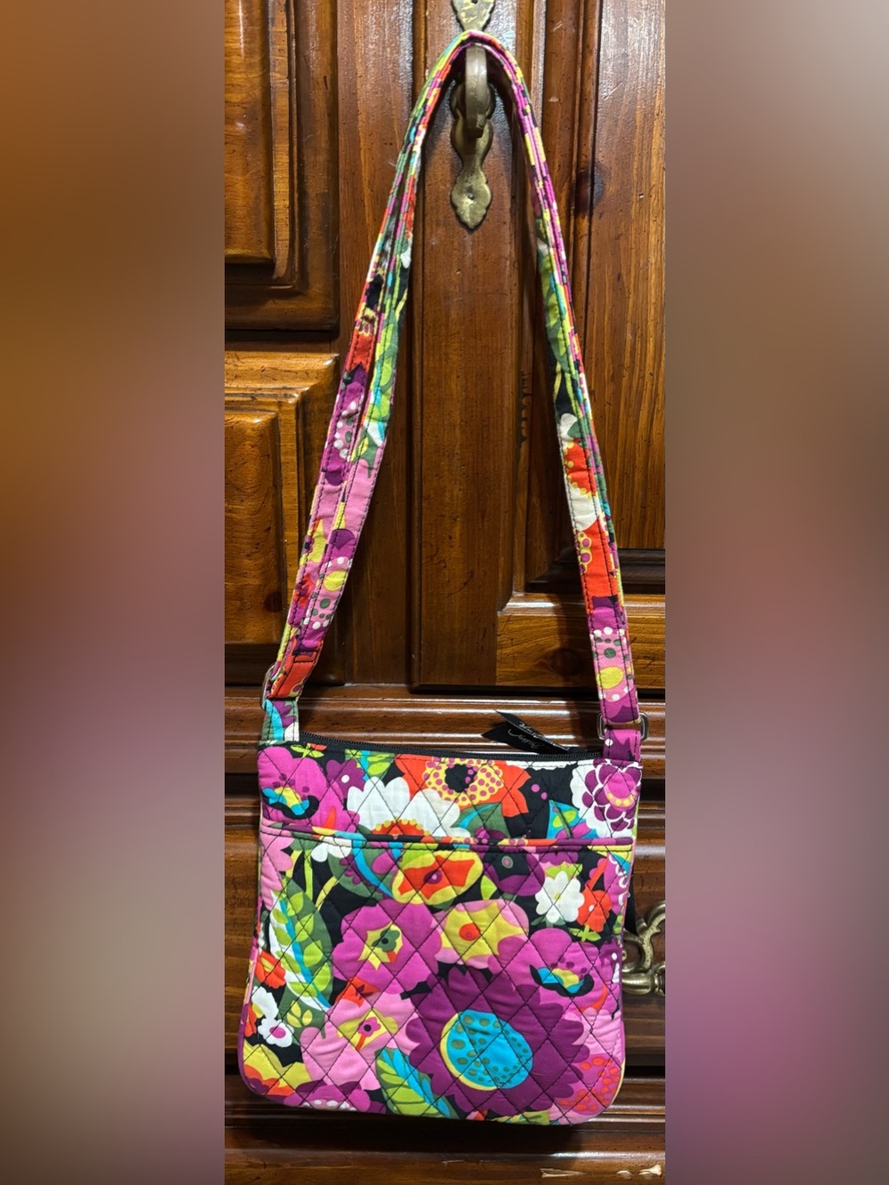 Vera Bradley Multicolor Floral Quilted Crossbody - Picture 2 of 10